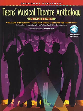 Popular Of Teens musical theatre anthology male edition book cd broadway presents Books