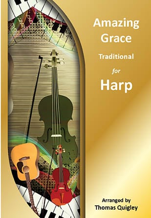 Amazing Grace Harp Harp Solo By Tr Jw Pepper Sheet - 