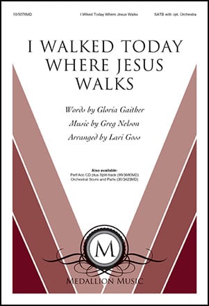 I Walked Today Where Jesus Walks SATB By J W Pepper Sheet Music   10665818 