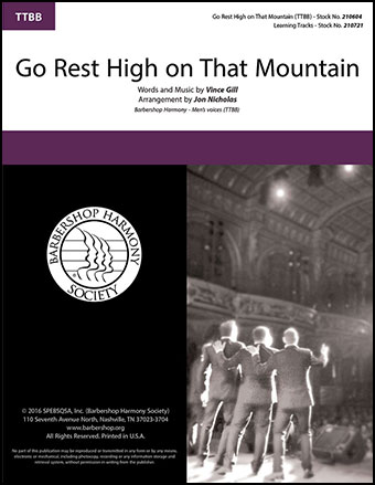 Go Rest High On That Mountain Ttbb By Vin J W Pepper Sheet Music