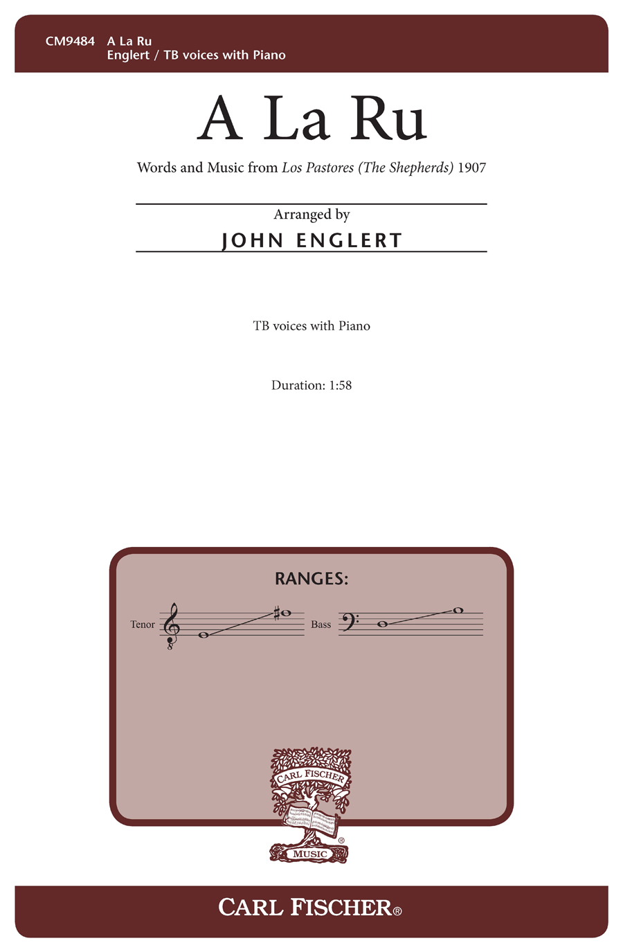 A la Ru (TB ) by John F. Englert| J.W. Pepper Sheet Music