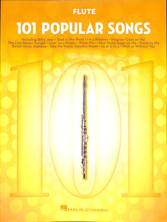 101 Popular Songs Flute Solo Collection Nbs J W Pepper Sheet Music