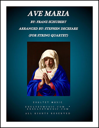 Ave Maria For String Quartet String Quart J W Pepper Sheet Music
