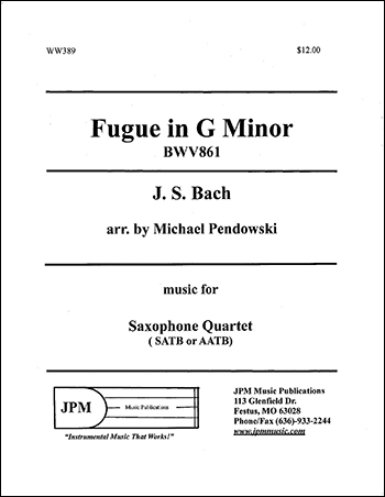 Search Fugue In G Minor Sheet Music At Jw Pepper