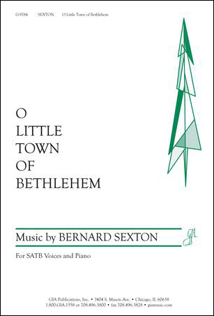 O Little Town Of Bethlehem Satb By Bernar J W Pepper Sheet Music o little town of bethlehem satb by