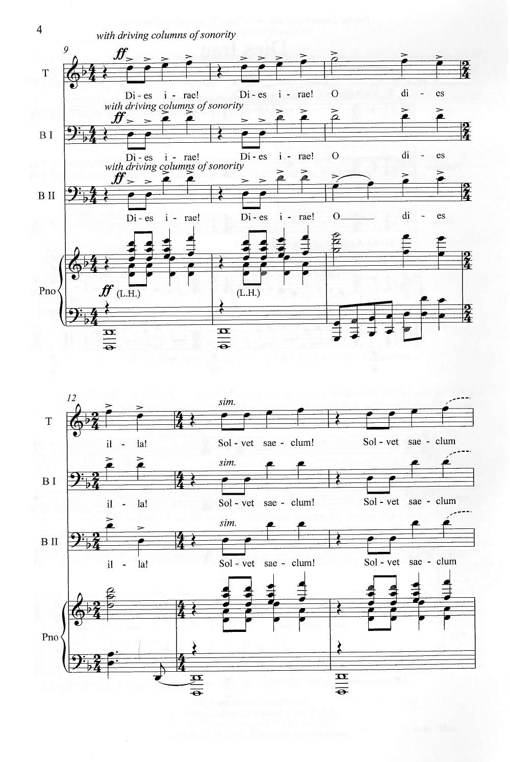 Dies Irae (TBB ) by Z. Randall Stroope| J.W. Pepper Sheet Music