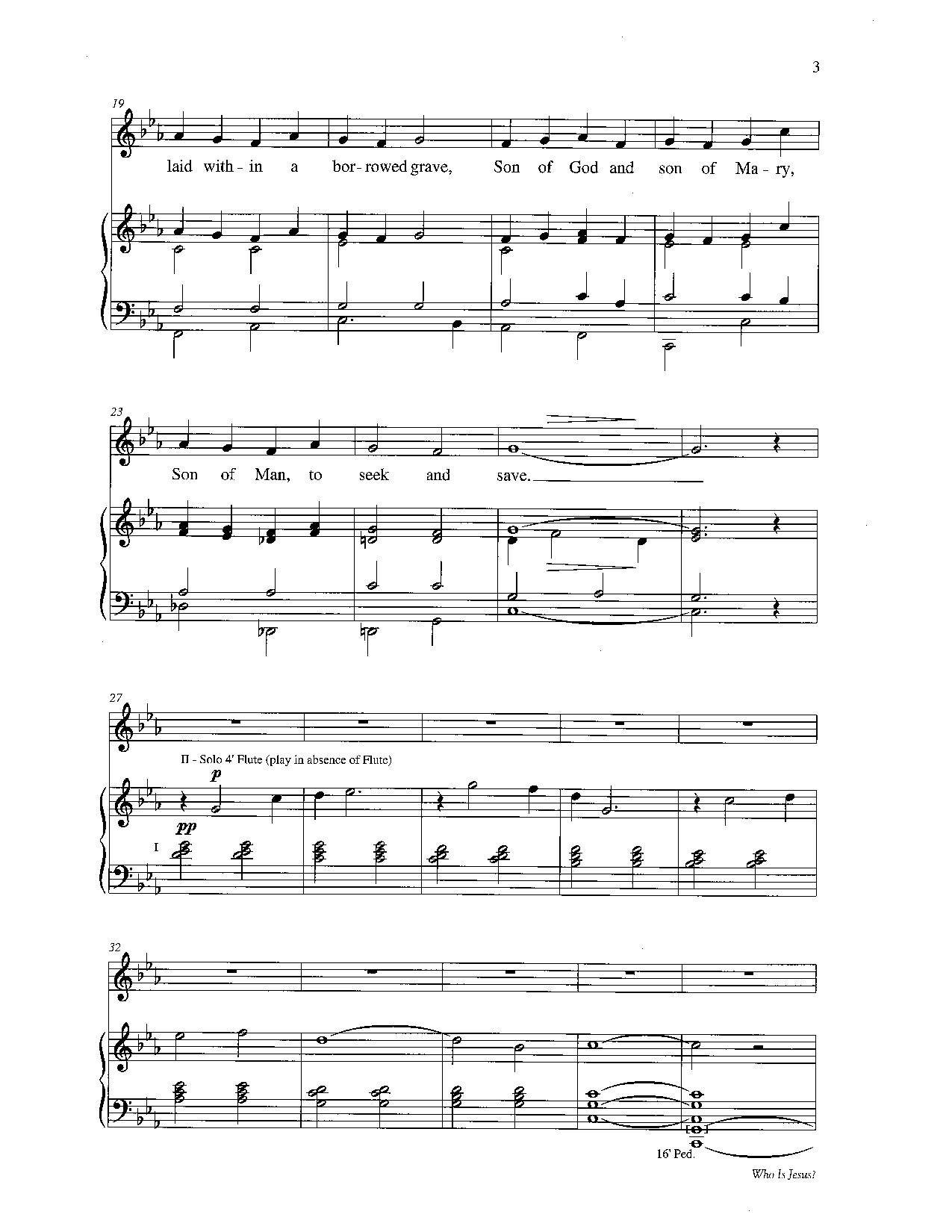 Who Is Jesus? (SAB ) by Timothy Dudley-Smith | J.W. Pepper Sheet Music