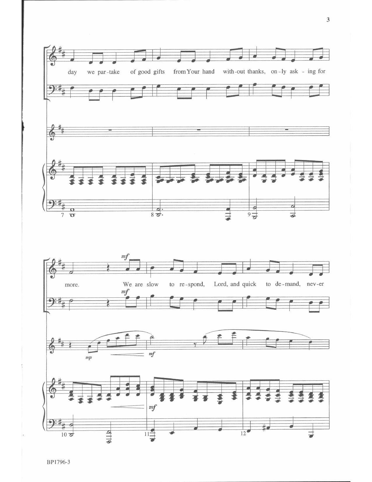 We Give Thanks (SATB With Optional Flute) By | J.W. Pepper Sheet Music