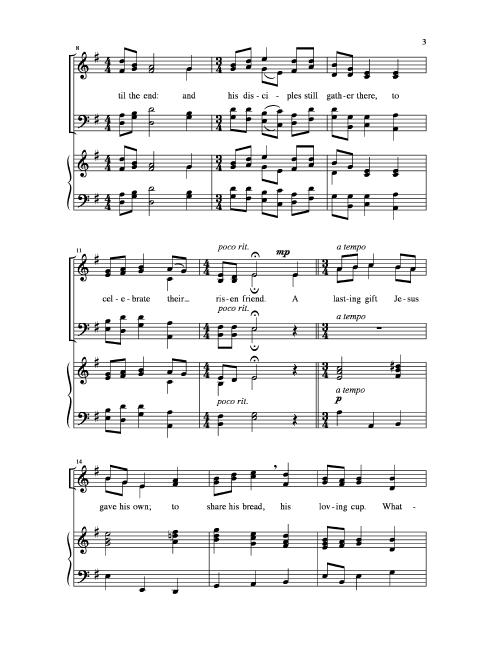 I Come with Joy (SATB ) by LOVELACE, A| J.W. Pepper Sheet Music