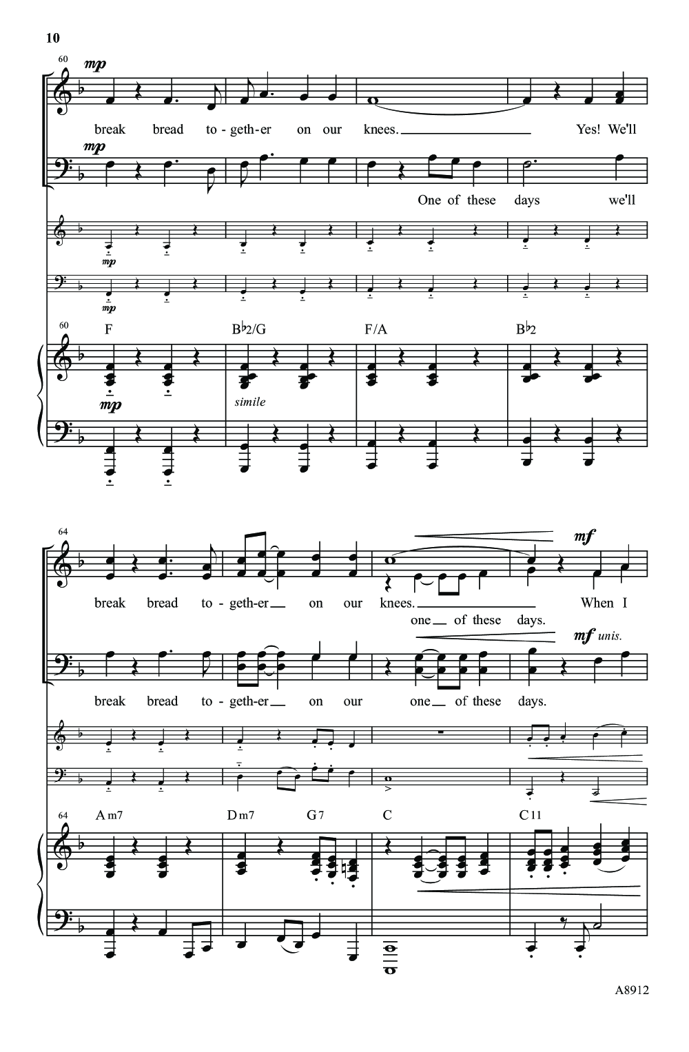 The Welcome Table (SATB ) by Joel Raney| J.W. Pepper Sheet Music