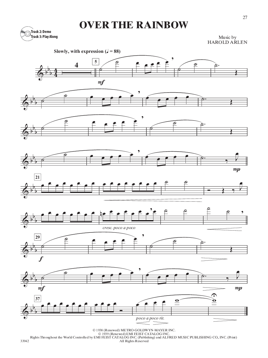 The Wizard of Oz Instrumental Solos (Flute B | J.W. Pepper Sheet Music