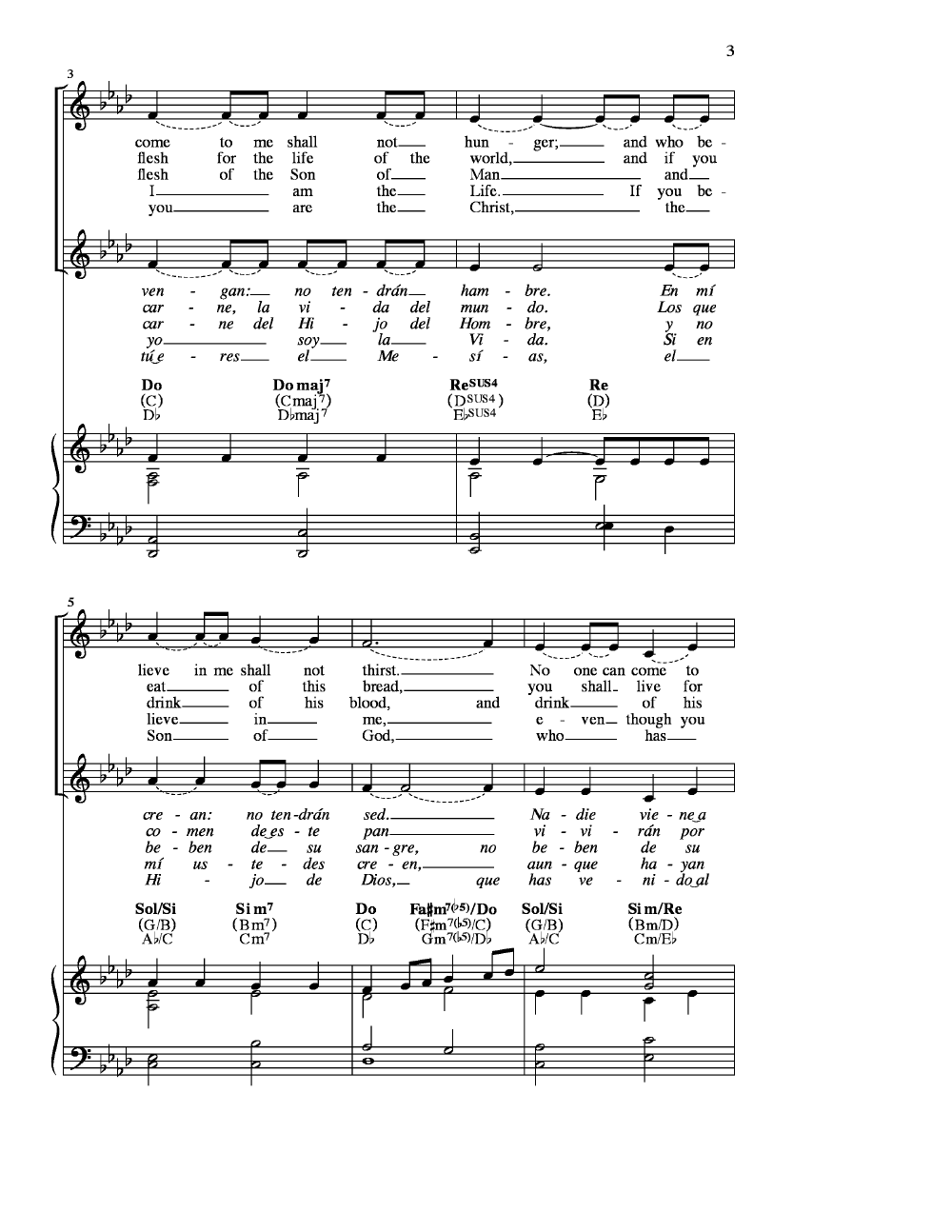 I Am The Bread Of Life (SATB ) By TOOLAN, S| J.W. Pepper Sheet Music