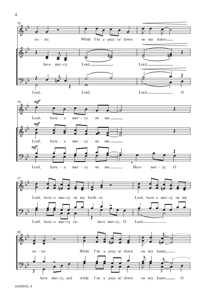 Lord, Have Mercy (SATB ) by Pepper Choplin| J.W. Pepper Sheet Music