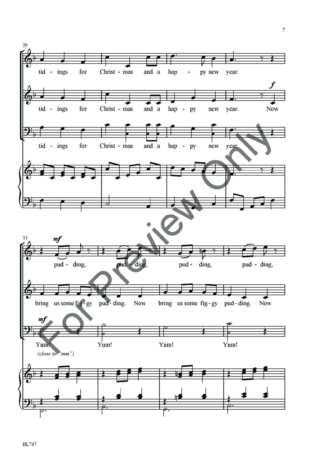 We Wish You a Merry Christmas (Three-Part Mixed&amp;n | J.W. Pepper Sheet Music