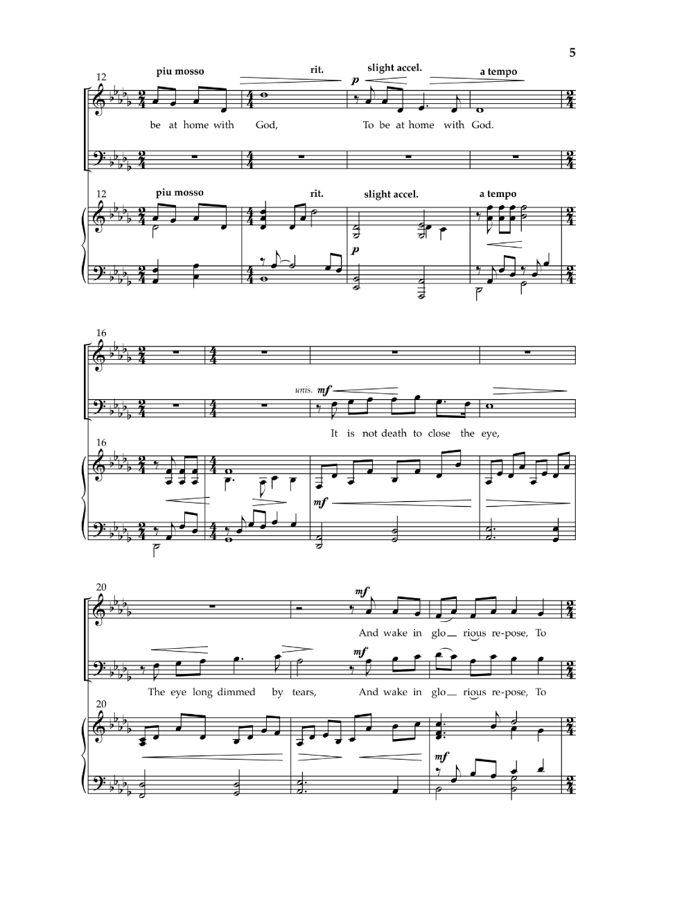 It Is Not Death To Die (SATB ) by Brian Buda| J.W. Pepper Sheet Music