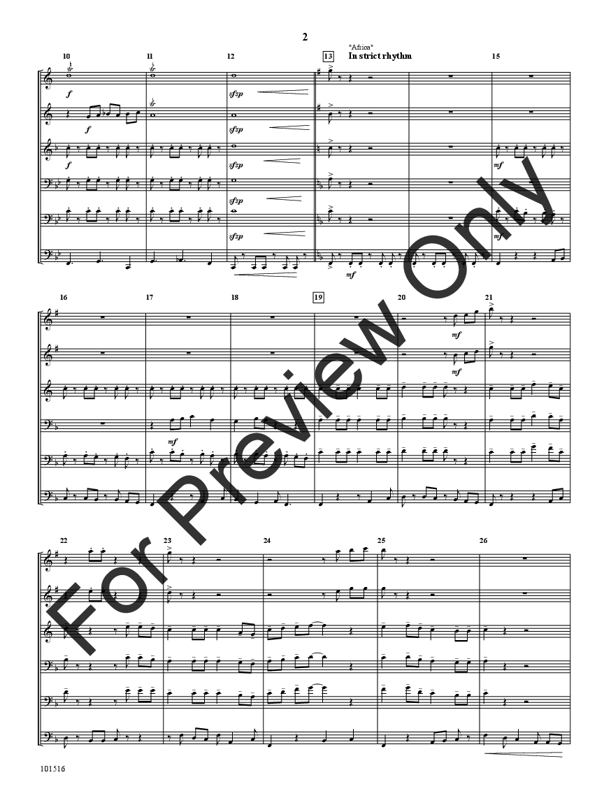 Lift Up the Trumpet (Around the World) (Brass&nbs | J.W. Pepper Sheet Music