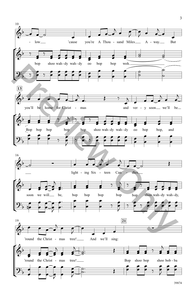 A Doo-Wop Christmas (SATB ) by Kirby Shaw| J.W. Pepper Sheet Music