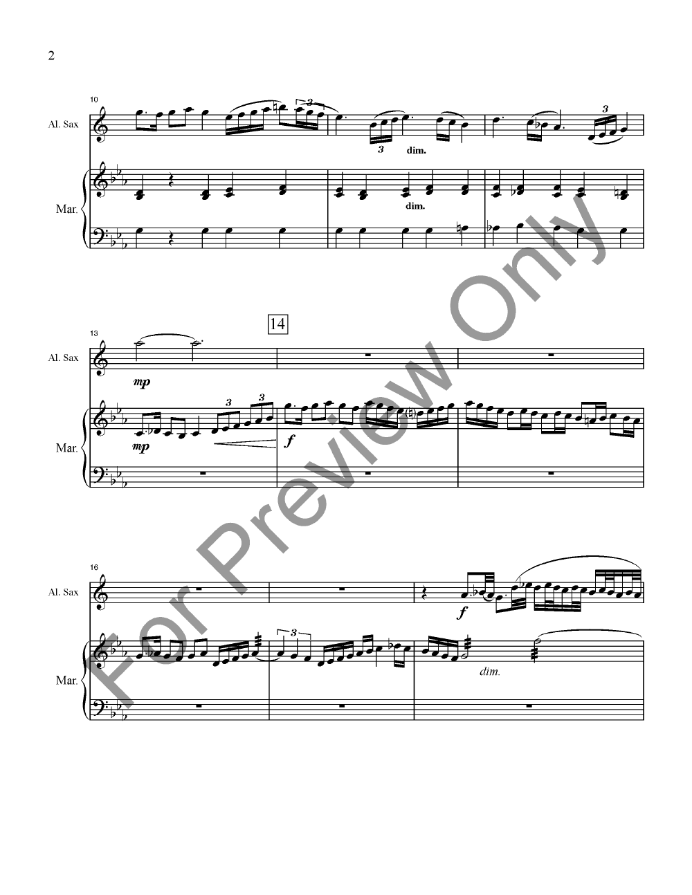 Four Spanish Dances (Alto Sax Duet (Ma | J.W. Pepper Sheet Music