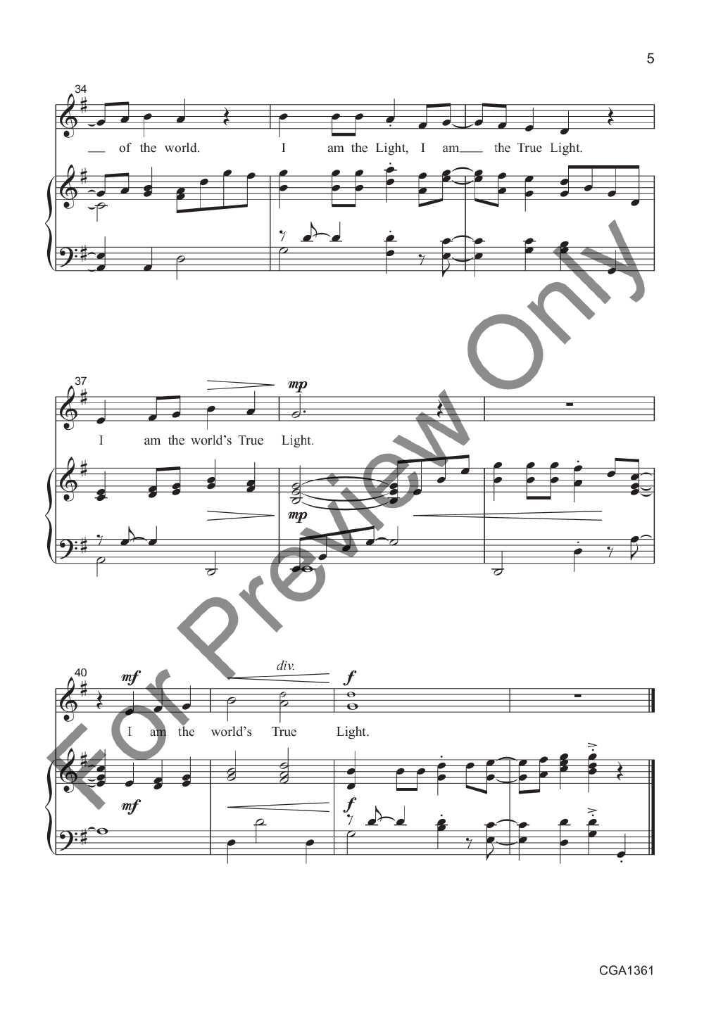 Shine Your Light! (Unison ) by Terry D. Tayl | J.W. Pepper Sheet Music