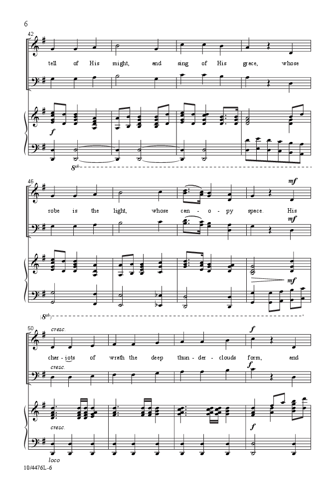 We Will Glorify with O Worship the King (SATB&nbs | J.W. Pepper Sheet Music