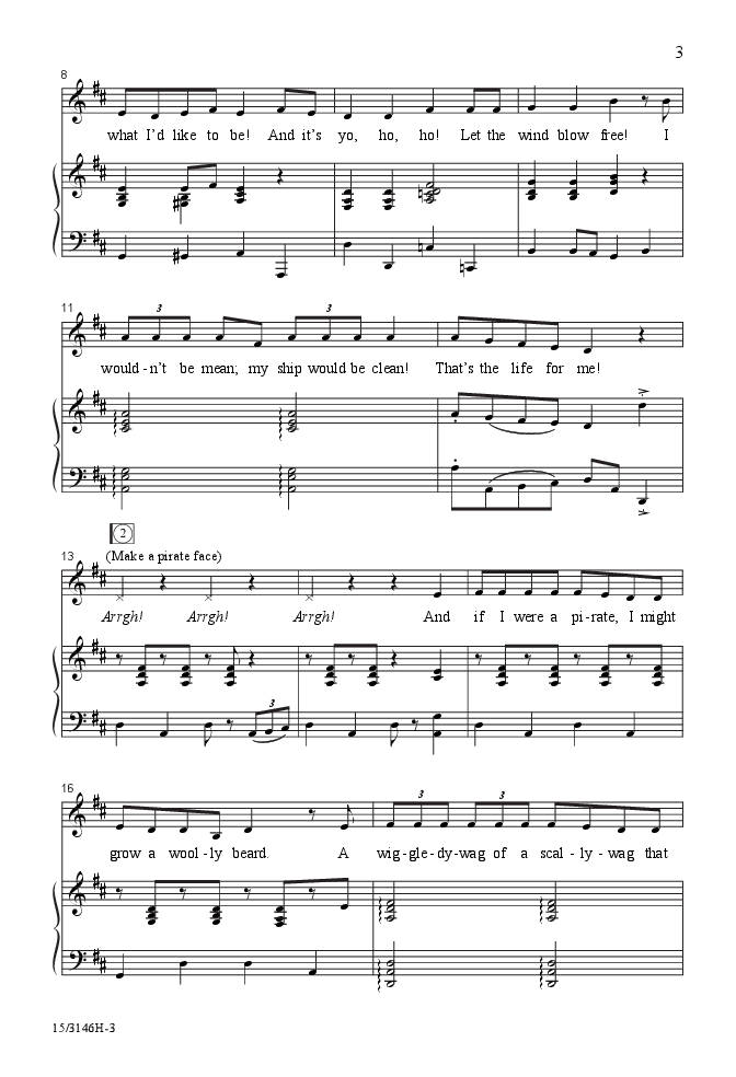 Scallywag (Unison ) by Phyllis Wolfe White| J.W. Pepper Sheet Music