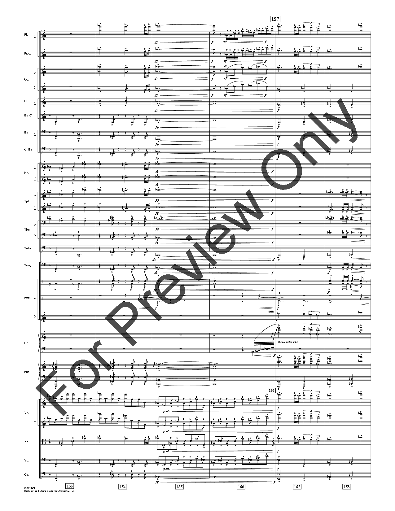 Back To The Future By Alan Silvestri J W Pepper Sheet Music
