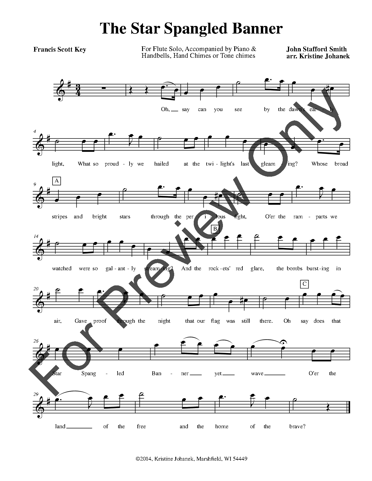 The Star Spangled Banner by John Stafford Smith / | J.W. Pepper Sheet Music