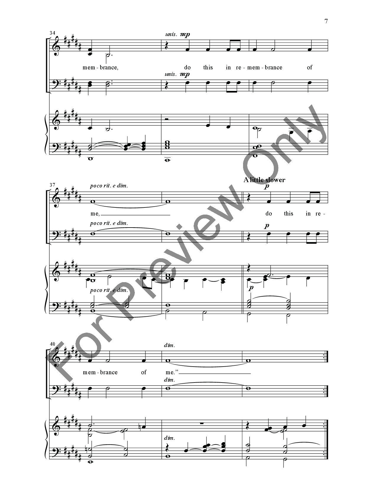 Do This in Remembrance of Me (SATB ) by Larr | J.W. Pepper Sheet Music