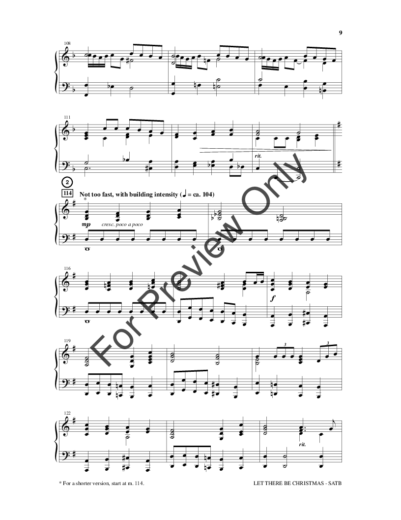 Let There Be Christmas (SATB Choral Score&amp;nb | J.W. Pepper Sheet Music