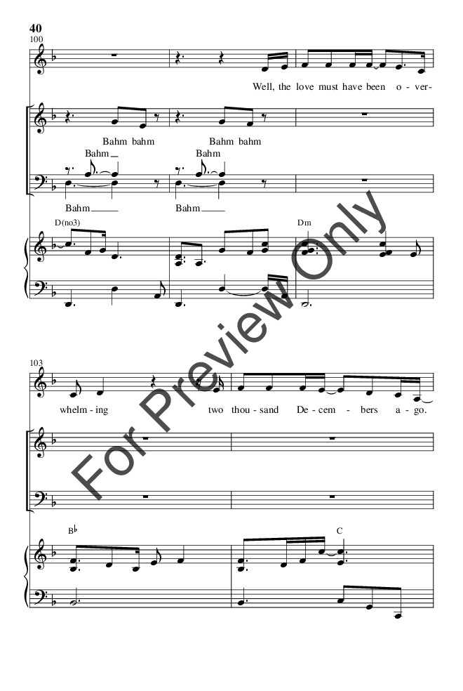 Christmas in His Presence (SATB Choral Score | J.W. Pepper Sheet Music