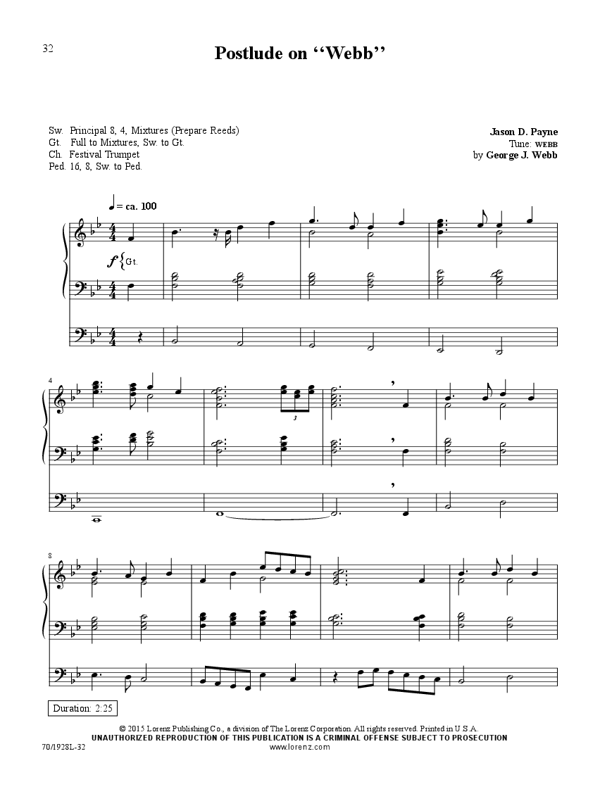 Jubilation By Jason D Payne Jw Pepper Sheet Music - 