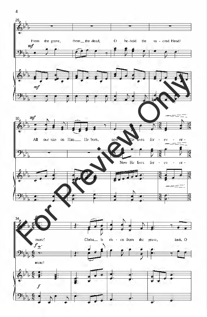 Christ Is Risen from the Dead (SATB ) by Jam | J.W. Pepper Sheet Music