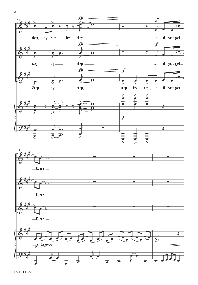 Step By Step (SSA ) by Erik Whitehill| J.W. Pepper Sheet Music