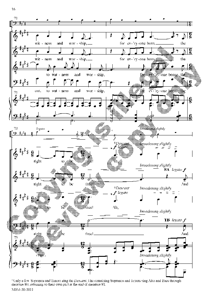 For Everyone Born Satb By Brian Mannarr Jw Pepper Sheet Music