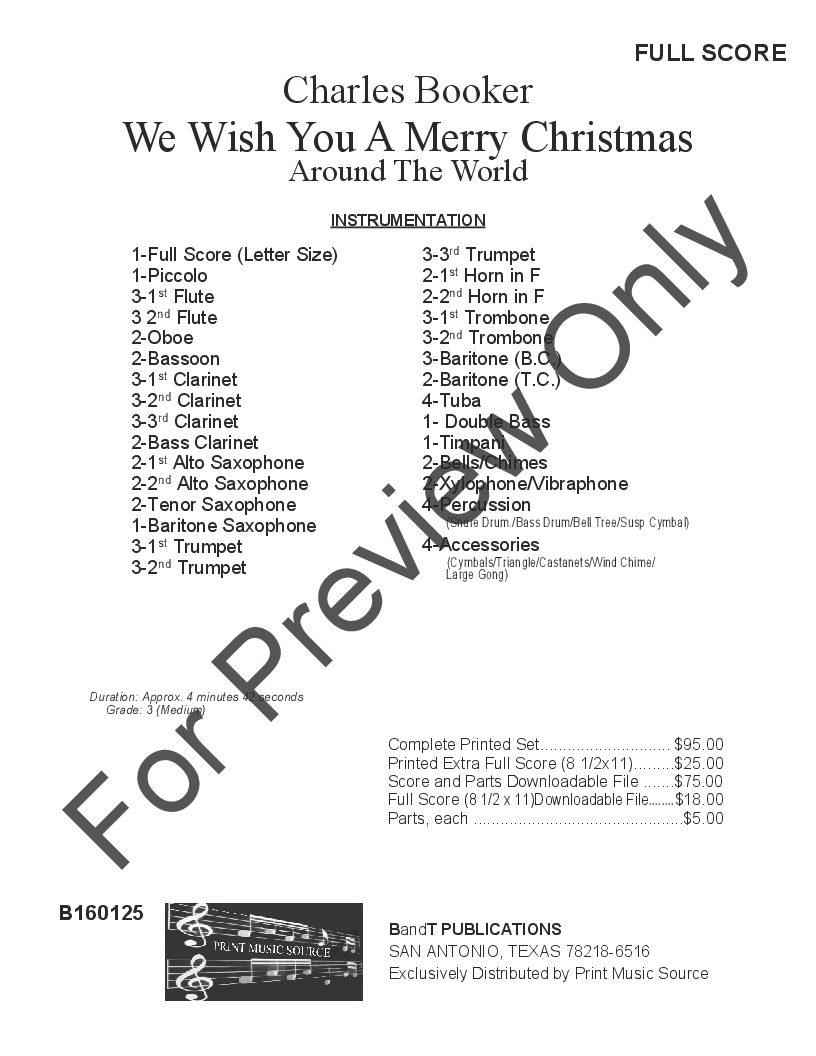 We Wish You a Merry Christmas Around the World ar | J.W. Pepper Sheet Music