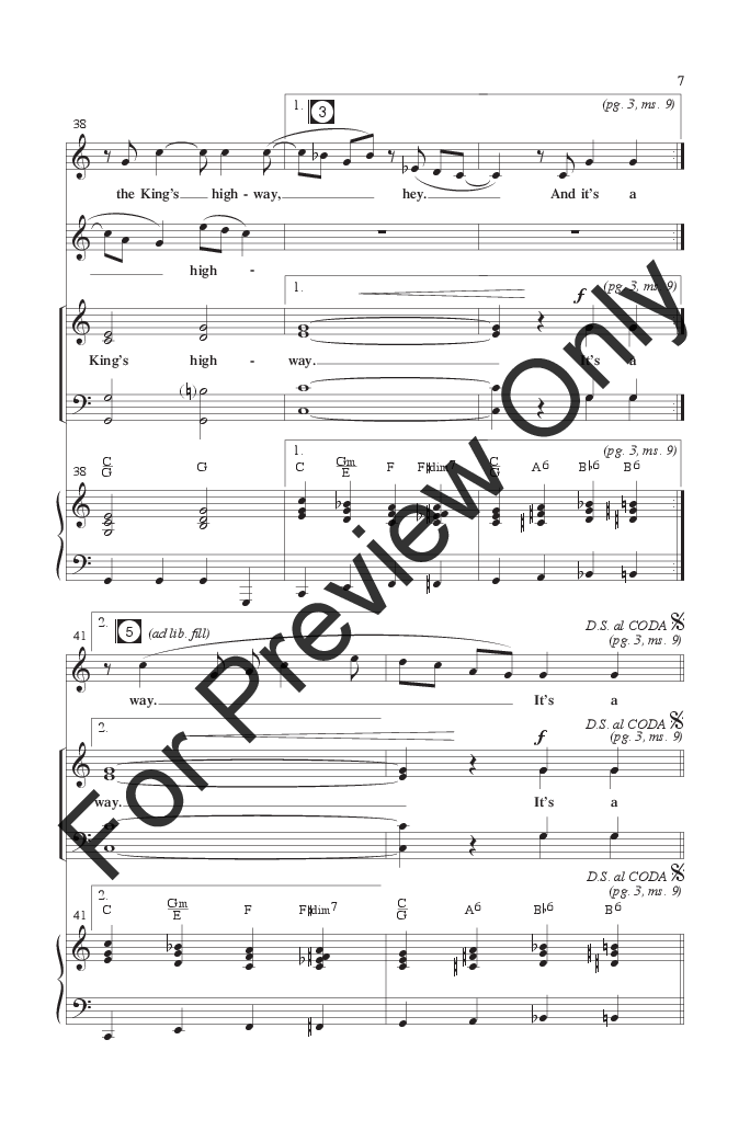 Highway to Heaven (SATB ) by Geron Davis & B | J.W. Pepper Sheet Music