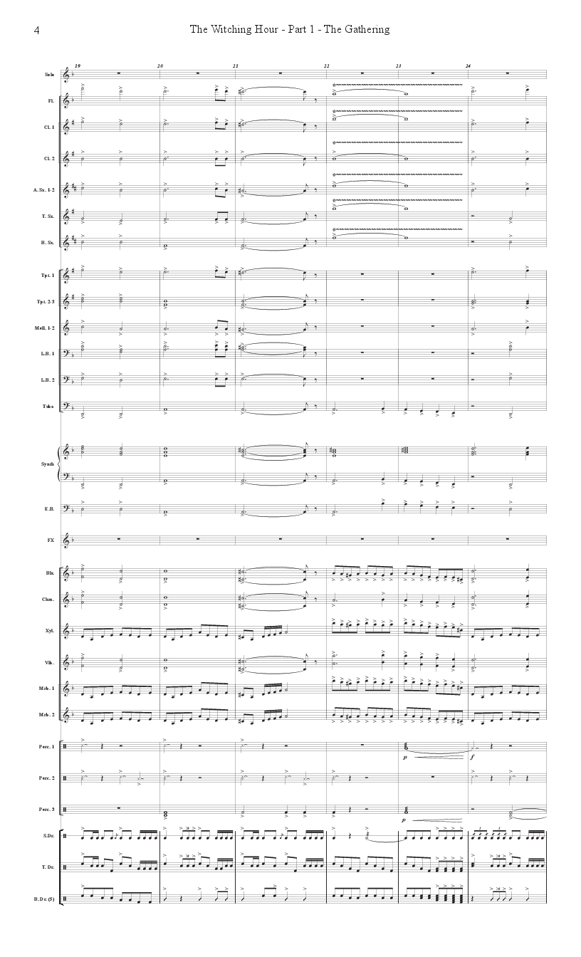 The Witching Hour By Randall D Standridge J W Pepper Sheet Music