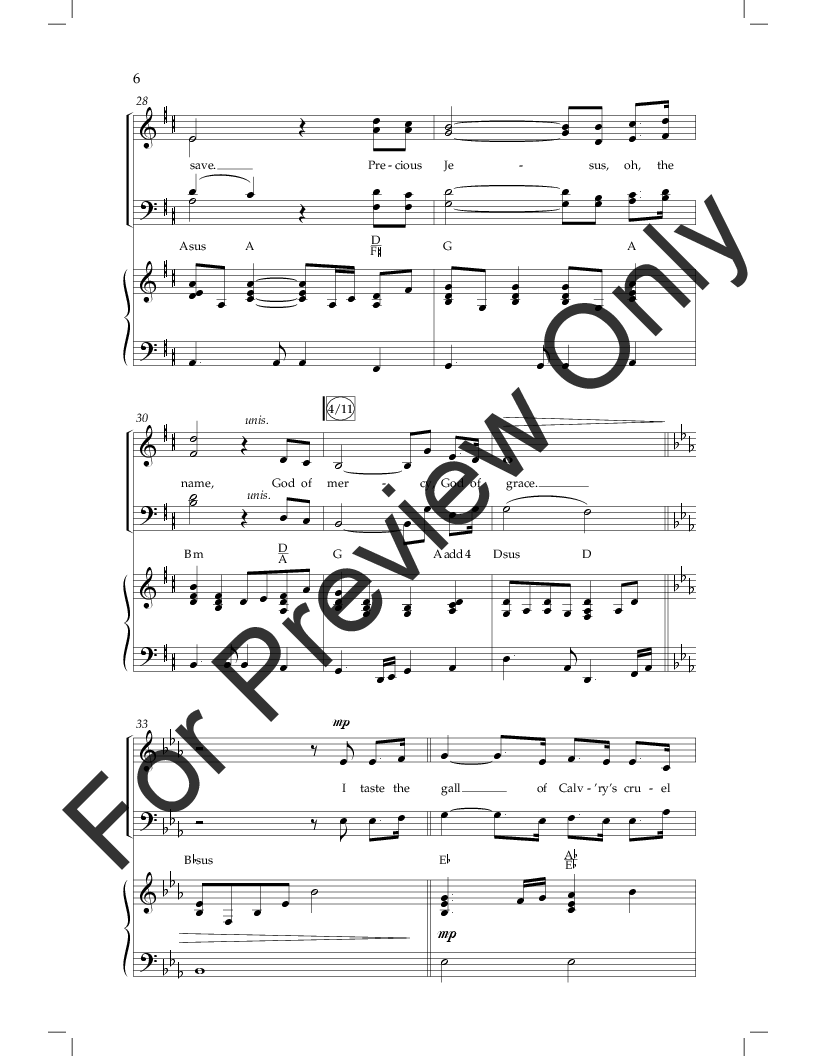 God of Mercy, God of Grace (SATB ) by Lee Bl | J.W. Pepper Sheet Music