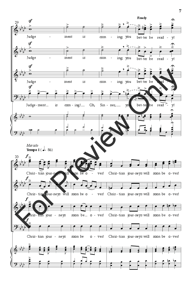 Keep Your Lamps Trimmed and Burning (SATB ) | J.W. Pepper Sheet Music