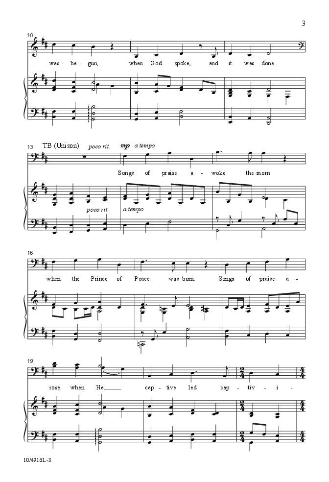 Let All Creation Sing Hallelujah! (SATB ) by | J.W. Pepper Sheet Music