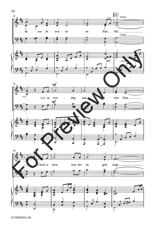 Sing Joy to All the World! (SATB Choral Scor | J.W. Pepper Sheet Music