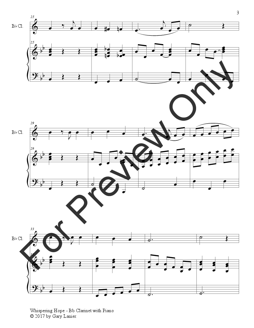 Gospel Hymns for B flat Clarinet (Clarinet with P | J.W. Pepper Sheet Music