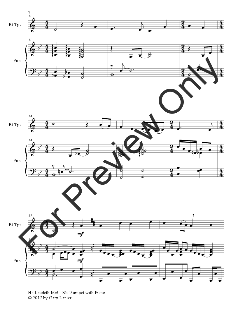 Gospel Hymns For B Flat Trumpet (with Piano) (Tru | J.W. Pepper Sheet Music