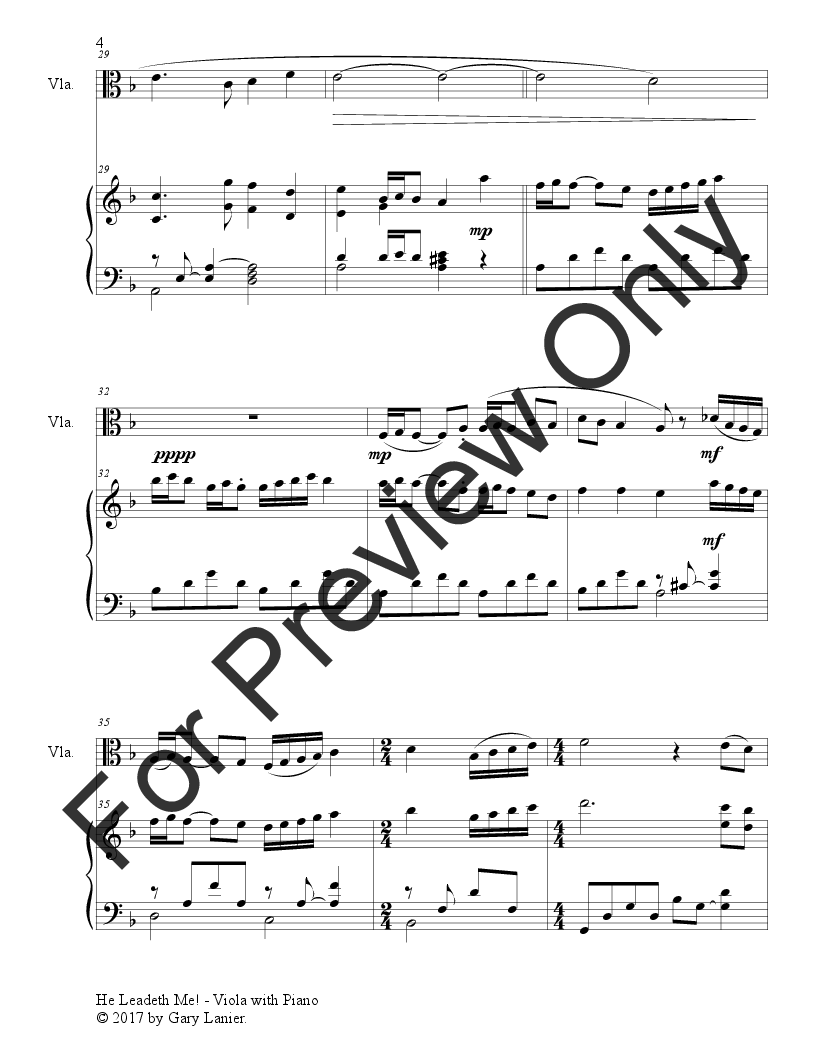 Gospel Hymns for Viola (with Piano) (Viola S | J.W. Pepper Sheet Music