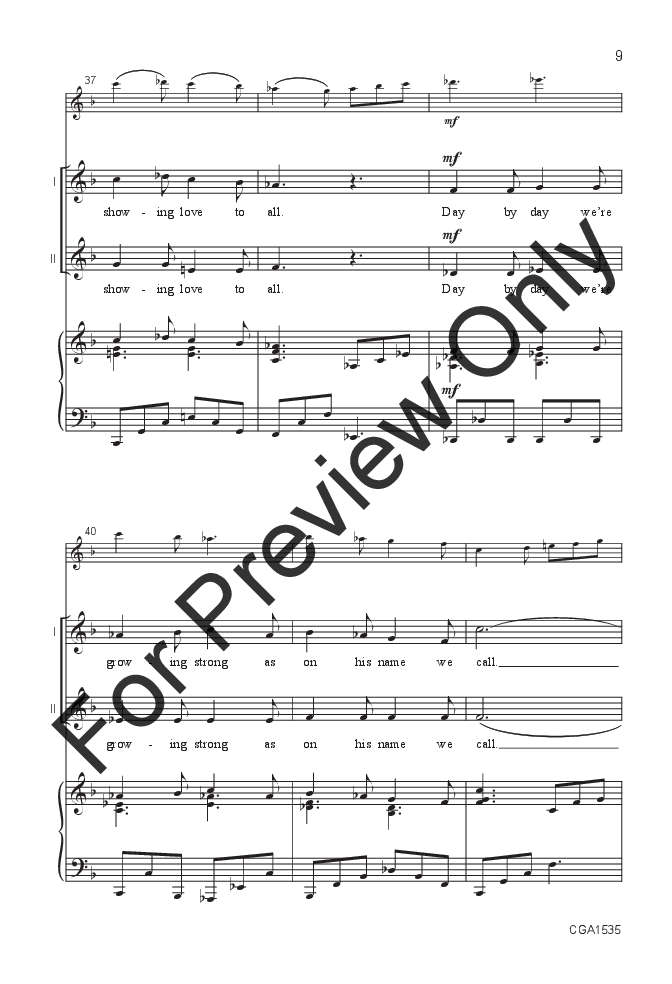 The Fruit of the Spirit (Unison/Two-Part ) b | J.W. Pepper Sheet Music