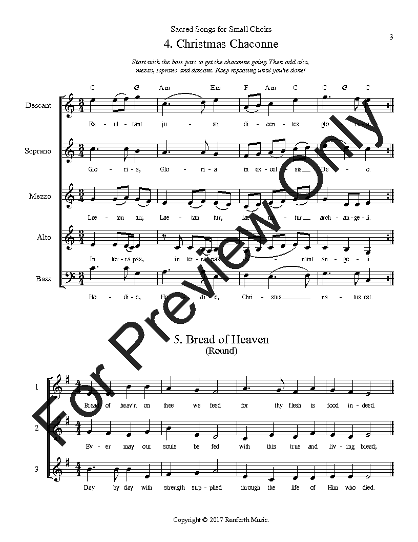 Sacred Songs for Small Choirs (Mixed Voices | J.W. Pepper Sheet Music