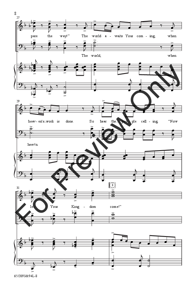 Christmas Presence (SATB Choral Score ) | J.W. Pepper Sheet Music