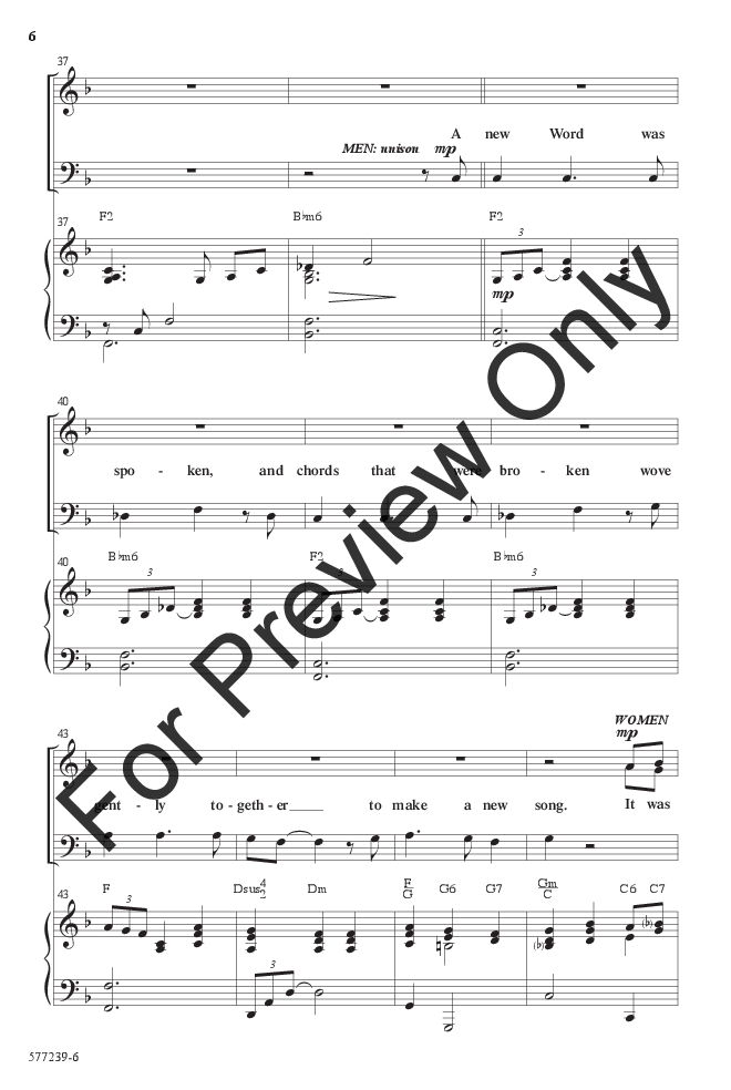 He Started the Whole World Singing (SATB ) a | J.W. Pepper Sheet Music