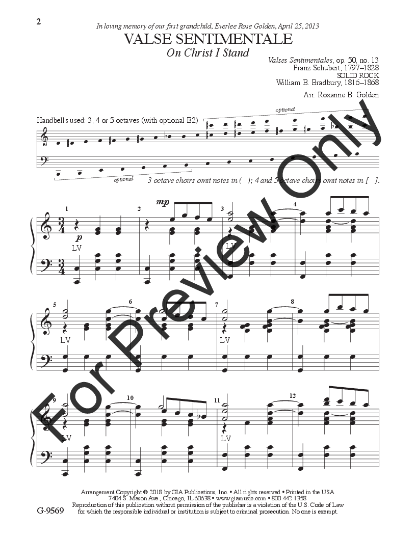 Valse Sentimentale By Franz Schubert William Br J W Pepper Sheet Music