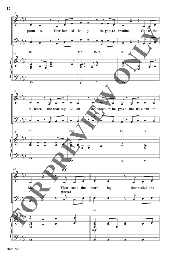 Living Hope Satb By Phil Wickham Brian J W Pepper Sheet Music